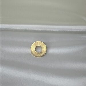 Vintage Gold Tone Concentric Circle Brooch Pin